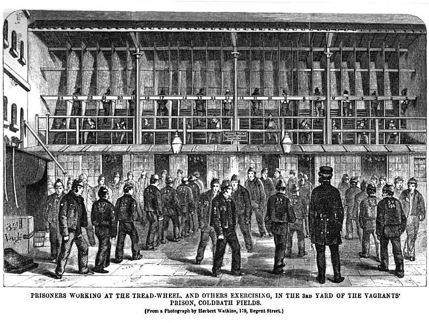 Treadmill at Coldbath Fields Prison, 1864